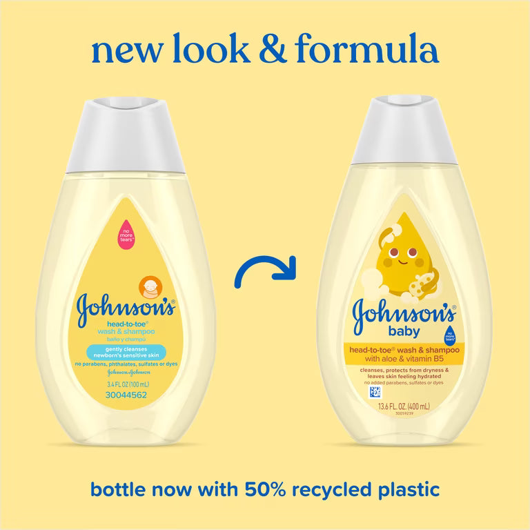 Johnsons baby Top to Toe (UK) 500ml Single