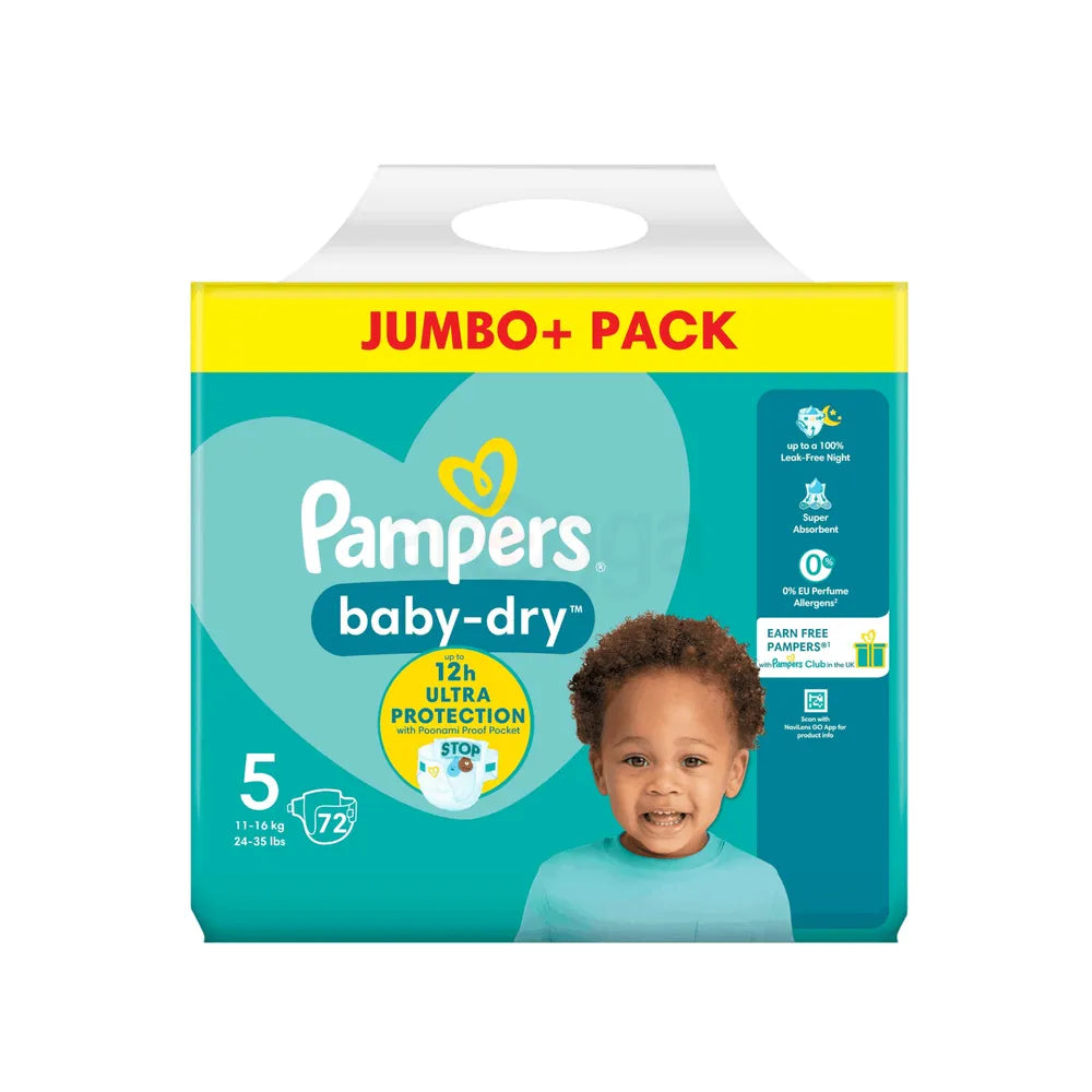 Pampers Jumbo pants size 5 72pcs