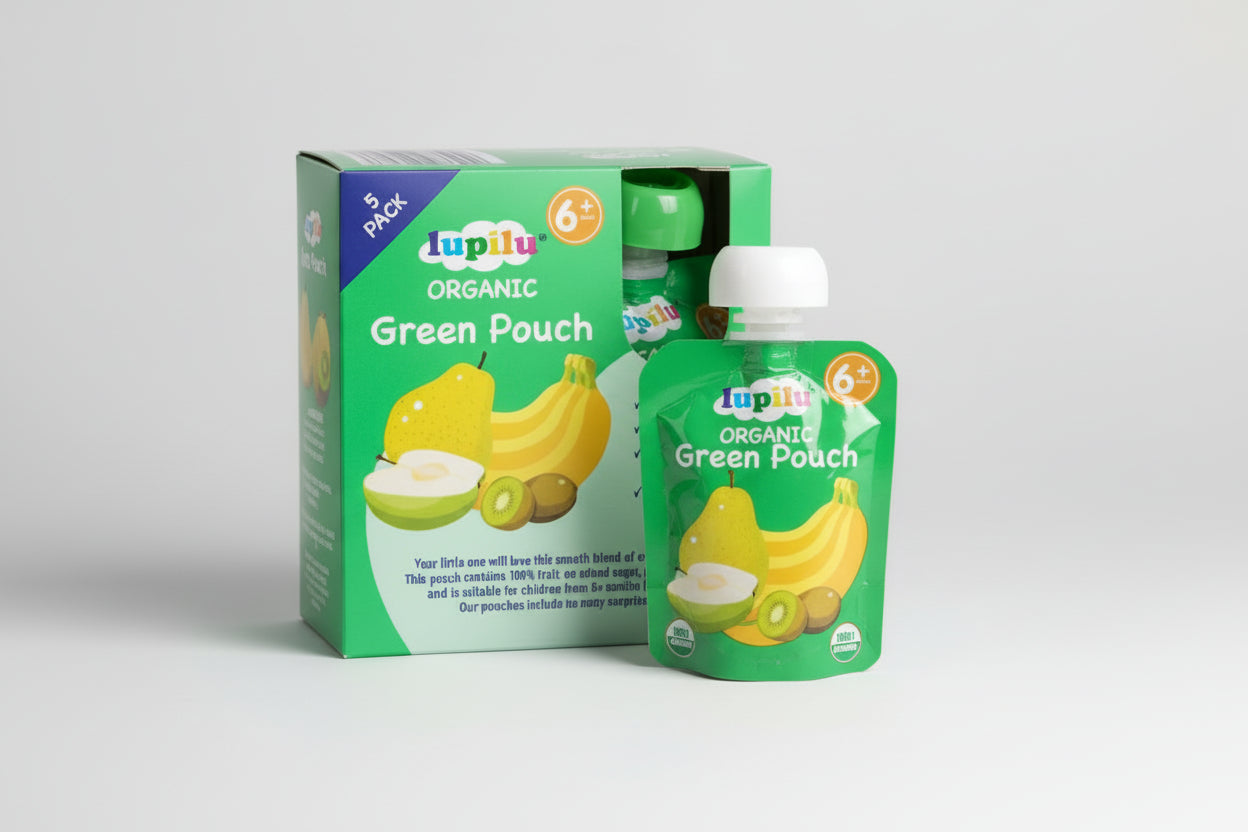 Lupilu Organic Green Pouch 90g 6m+