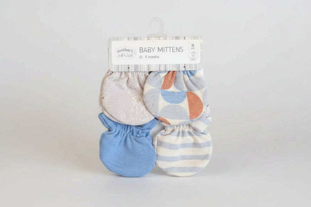 Mother's Choice 4pcs Baby Mittens 0-6 months