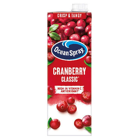 Ocean Spray Cranberry Classic (High in Vitamin C Antioxidant) 1L