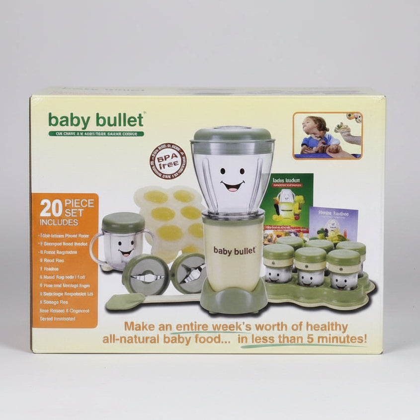 Baby Bullet (The Complete Baby Food Making System) 20 Piece Set
