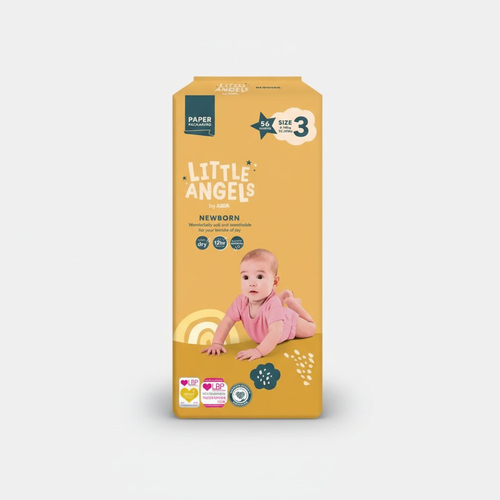 Little Angels Nappies size 3 (new born) 56pcs - Beks Ghana
