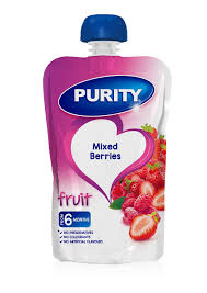 Purity pouch Mixed berries 110ml Single
