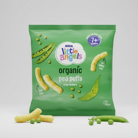 Little Angels Pea Puffs 15g 7m+
