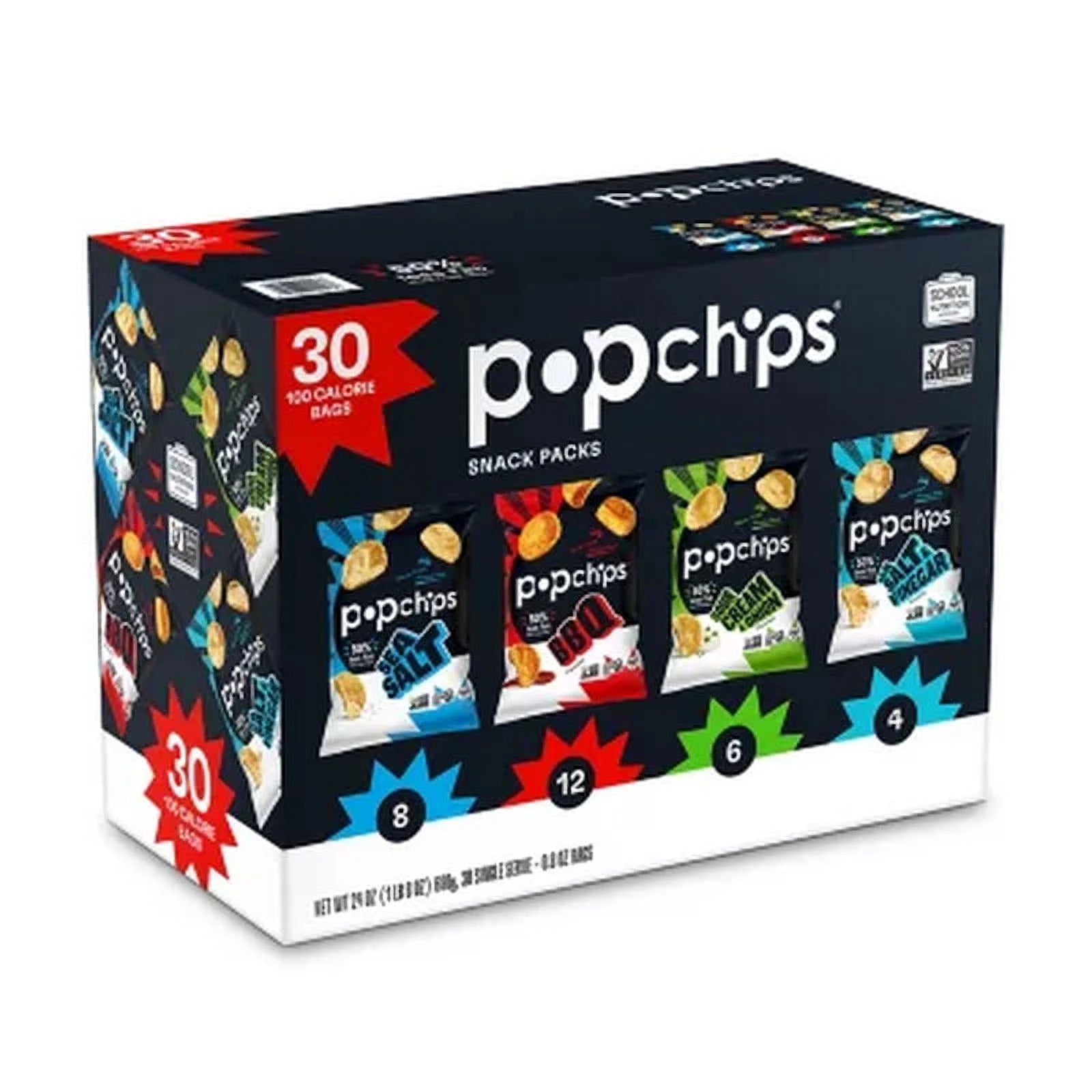 Pop Chips Snack Packs 30 bags - Beks Ghana