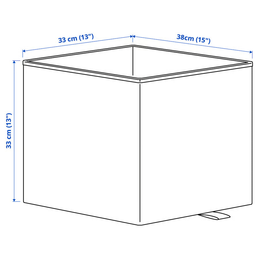 Kosingen Storage Box, light grey, 33x38x33 cm by Ikea