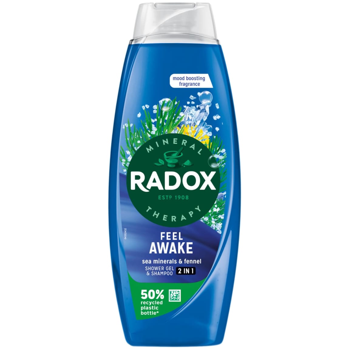 Radox Mineral Therapy (Feel Awake) 2in1 Shampoo & Shower Gel 675ml - Beks Ghana