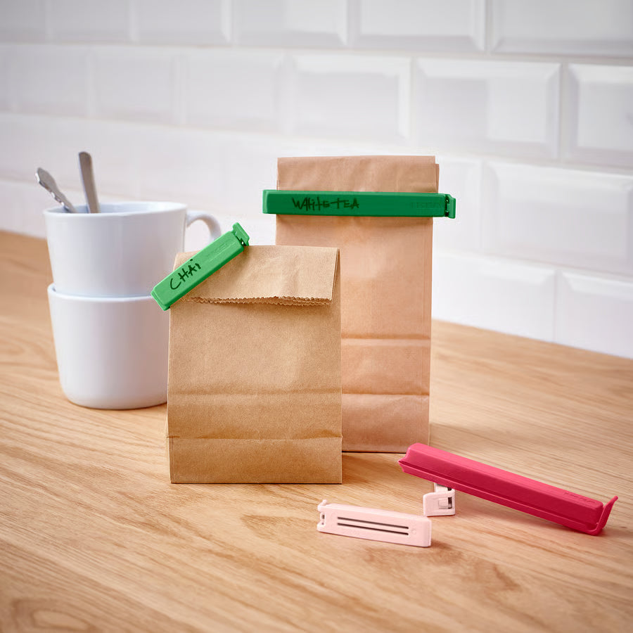 BEVARA Sealing clip, set of 26, mixed colours by IKEA