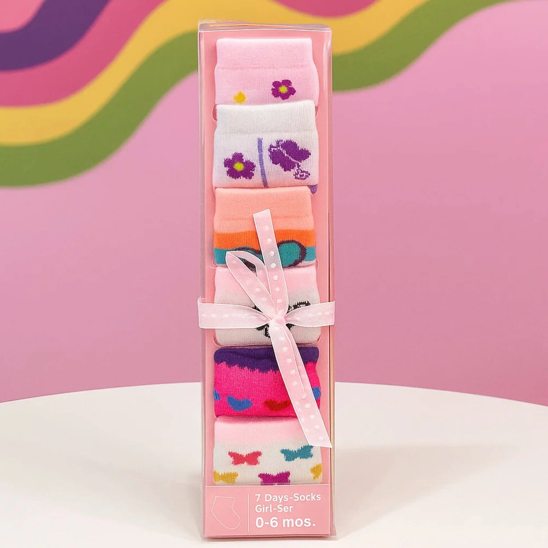 7 Days Socks Gift Set 0-6months