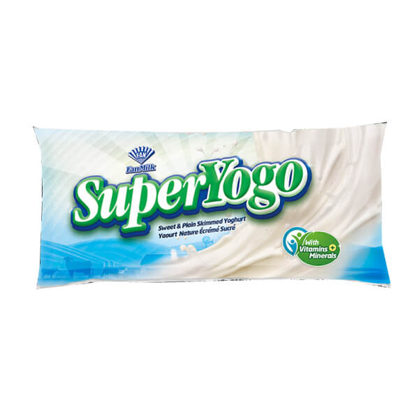 Super Yogo Plain Sweetened Skimmed Yoghurt