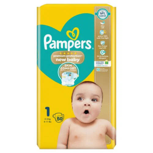 Pampers New Baby Size 1(2-5kg) 50pcs