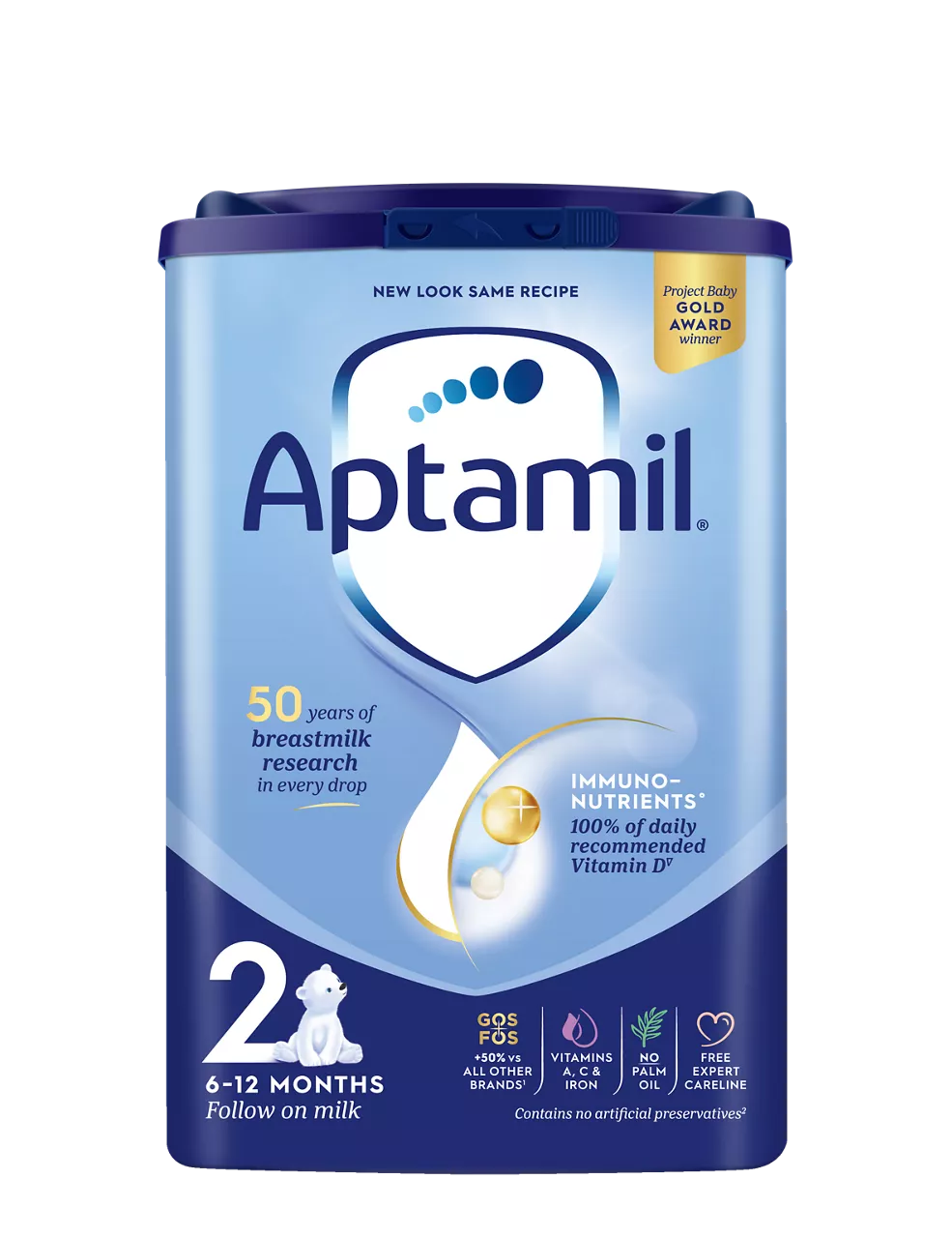 Aptamil  Follow On Milk 2 6-12months  (800g) UK single