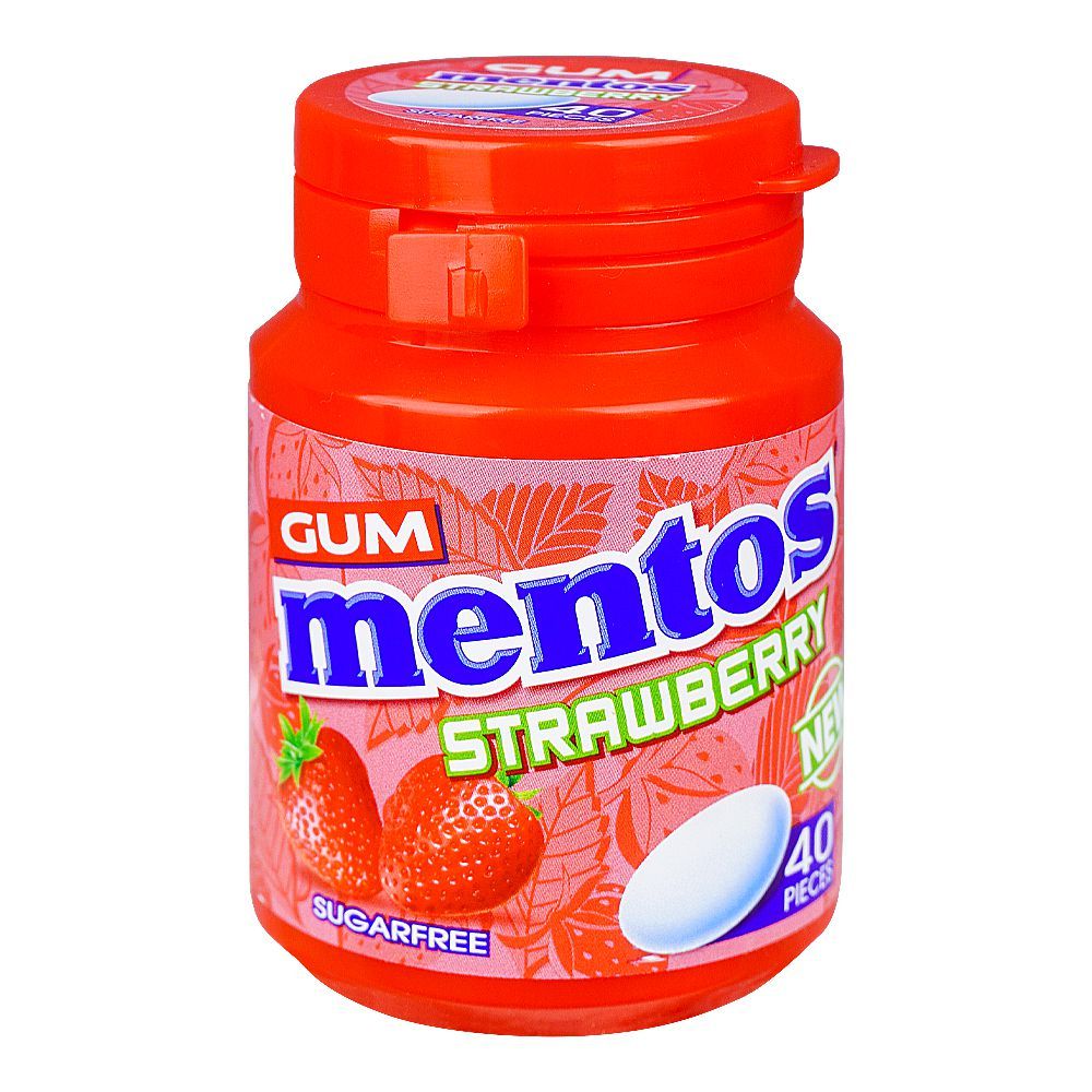 Gum Mentos Strawberry 40 pieces