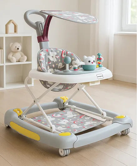 Babyhug Unicorn Foldable Baby Walker