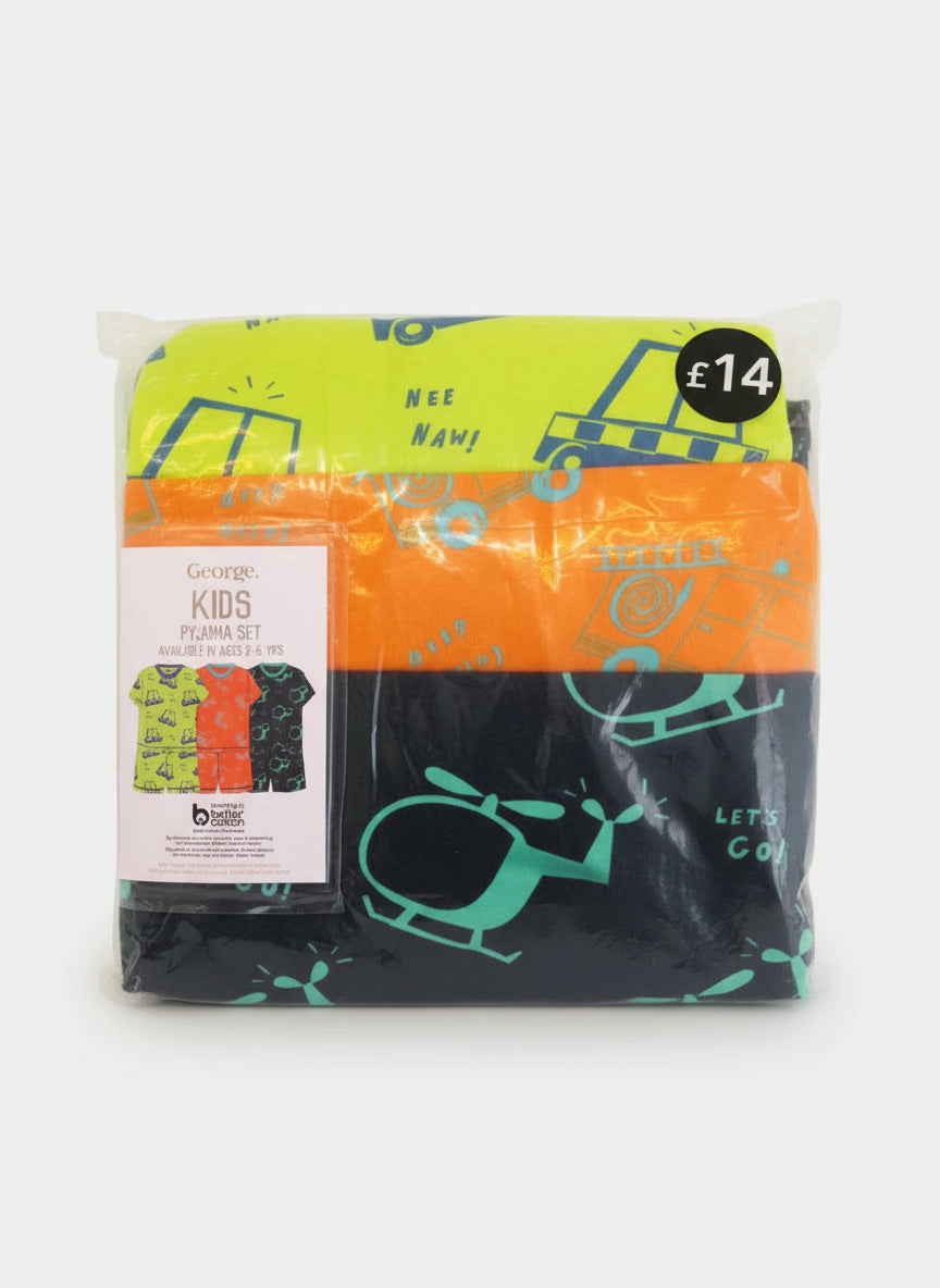 George Pyjamas 5-6 years ( 3 piece set) - kids fashion product photo