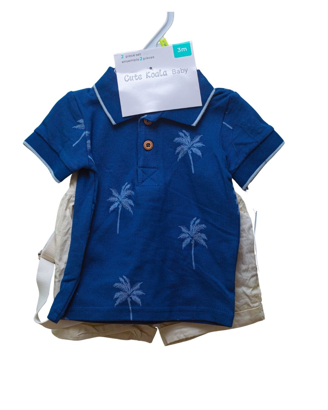 Cute Koala Baby 2 piece set with braces - kids fashion product photo