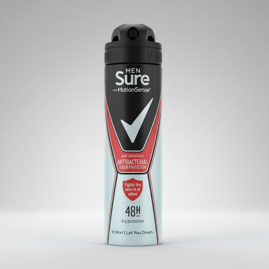 Men Sure Motion Sense Anti-Bacterial Odour Protection 250ml