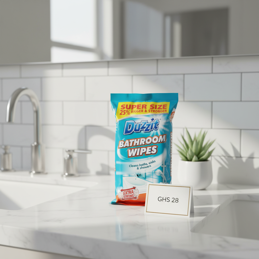 Duzzit Bathroom Wipes 60pack