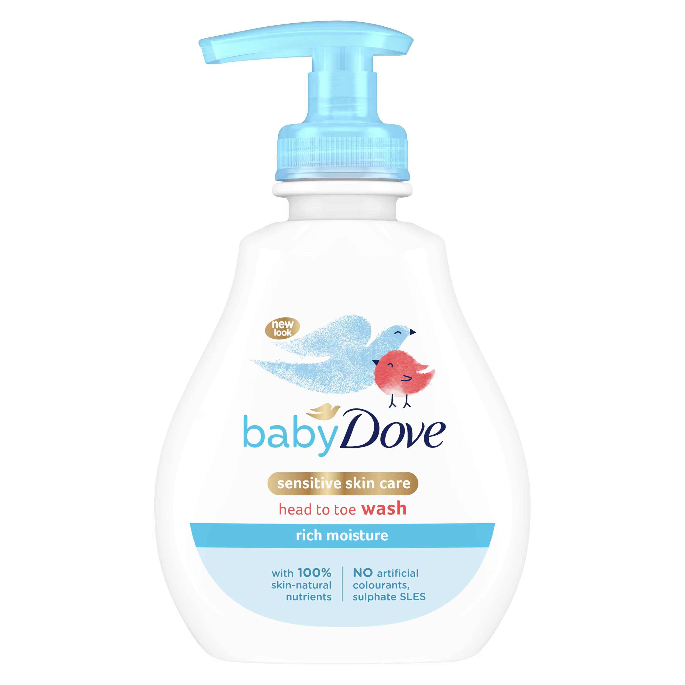 Baby Dove Sensitive Skin Care (Rich Moisture) Head to Toe 200ml