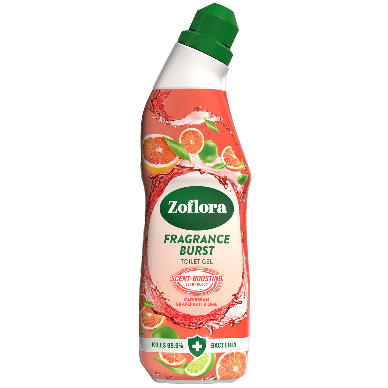 Zoflora Burst Toilet Gel Caribbean Grapefruit & Lime 750ml