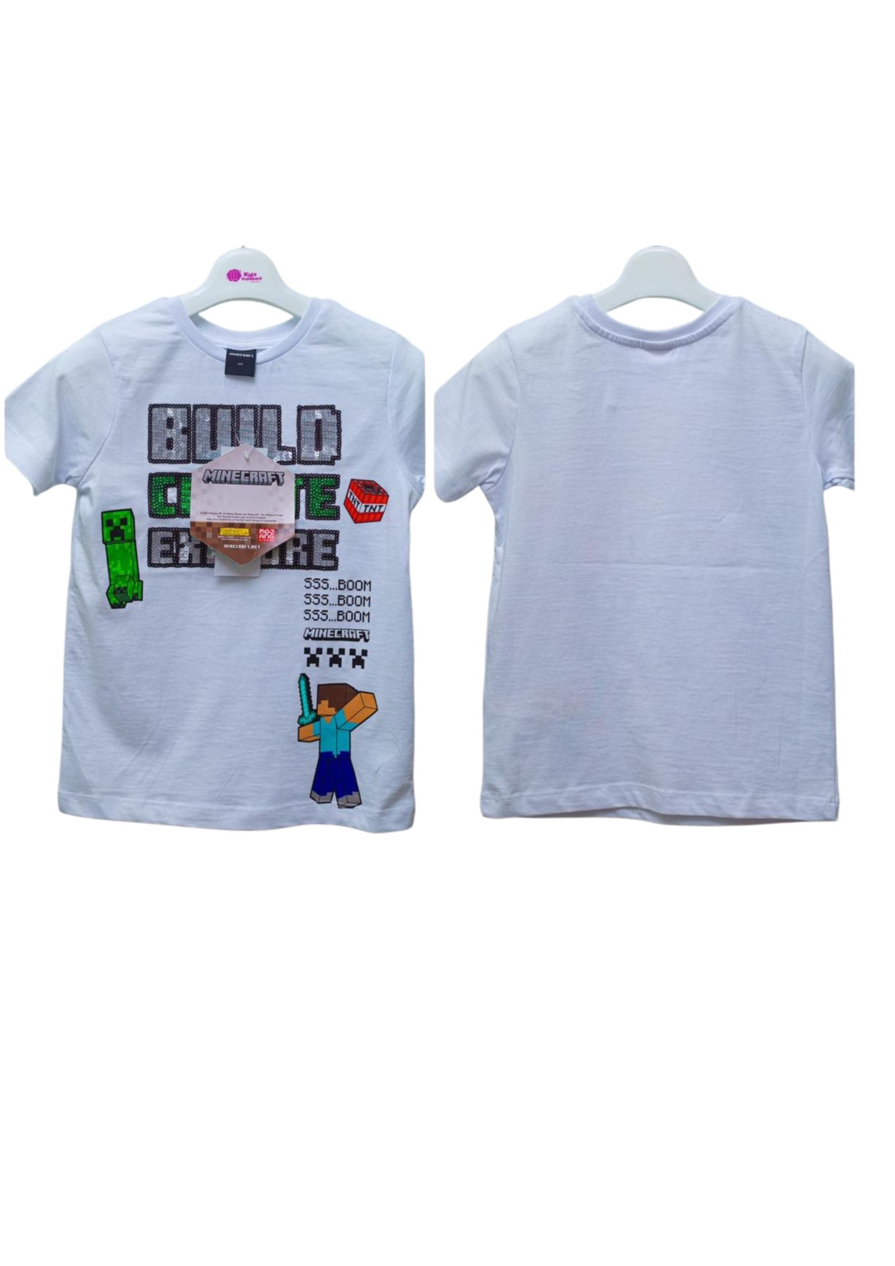 Mine Craft (George round neck) kids 3-4 yrs - kids fashion product photo