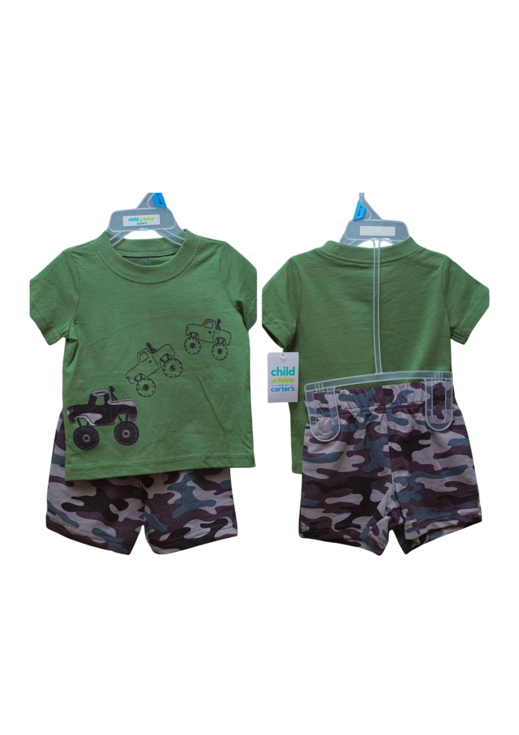 Child of mine ( round neck) 2 piece set 3-6M - kids fashion product photo