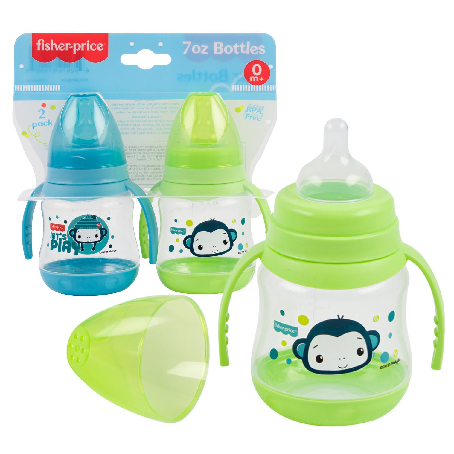 Fisher -Price 2 pack 70z Bottle 0m+