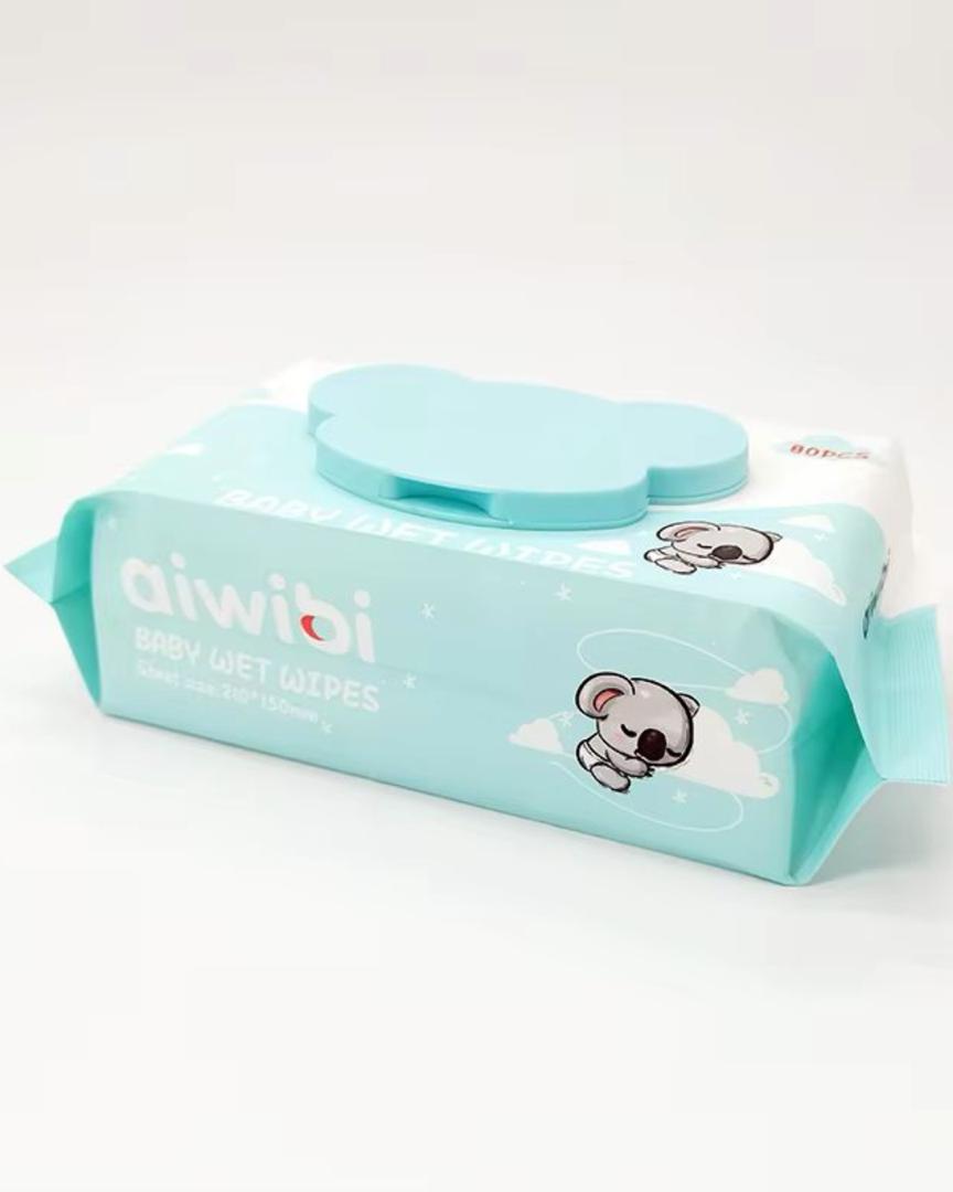 Aiwibi Baby Wet Wipes Green 80pcs