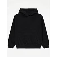 George Quilted Black Hoodie  9-10yrs
