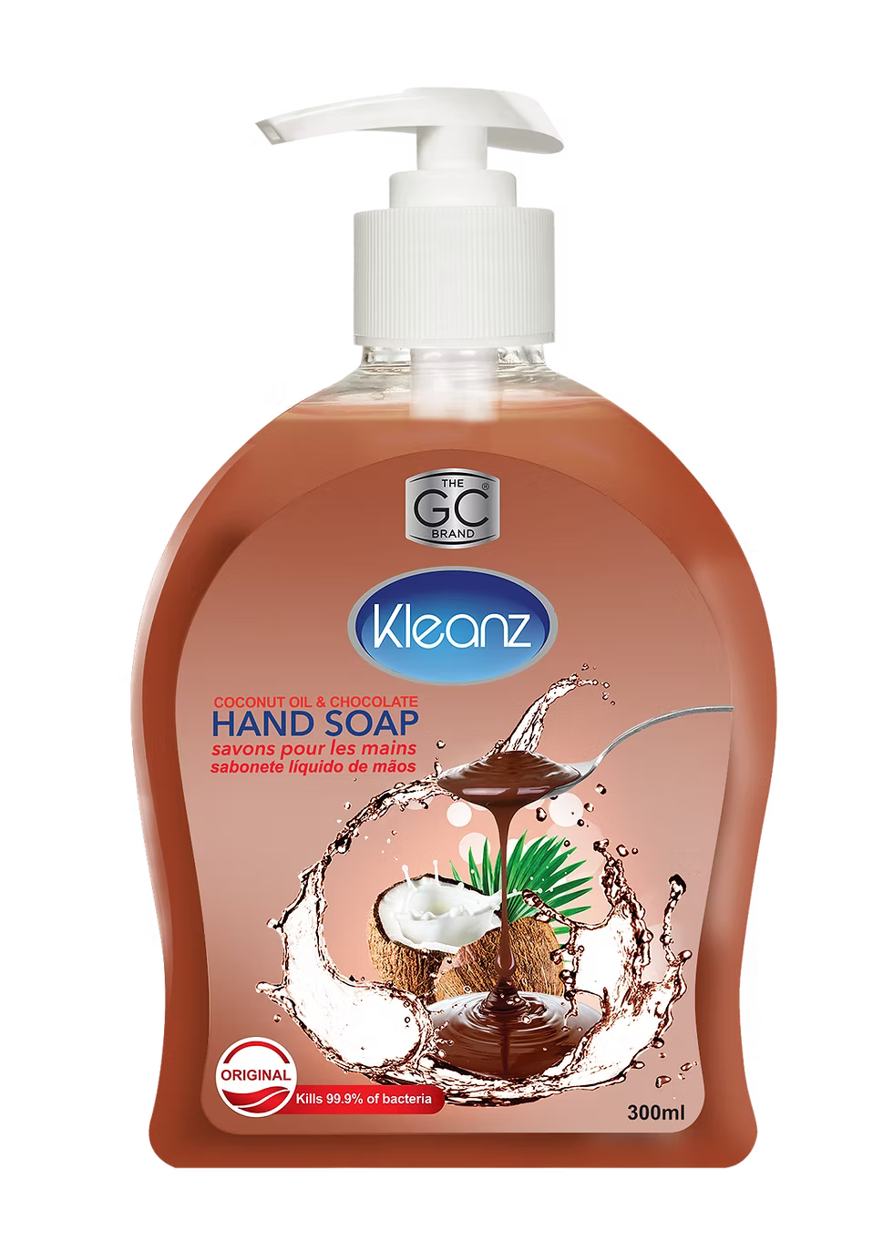 Kleanz coconut oil chocolate hand wash 300ml
