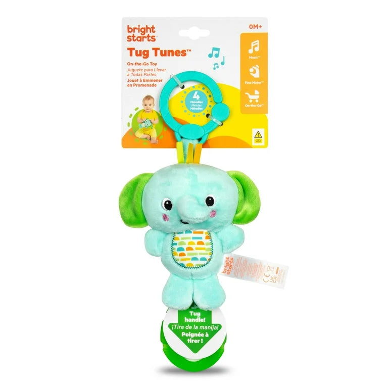 Bright Starts Tug Tunes (On-The-Go ) Elephant Toy