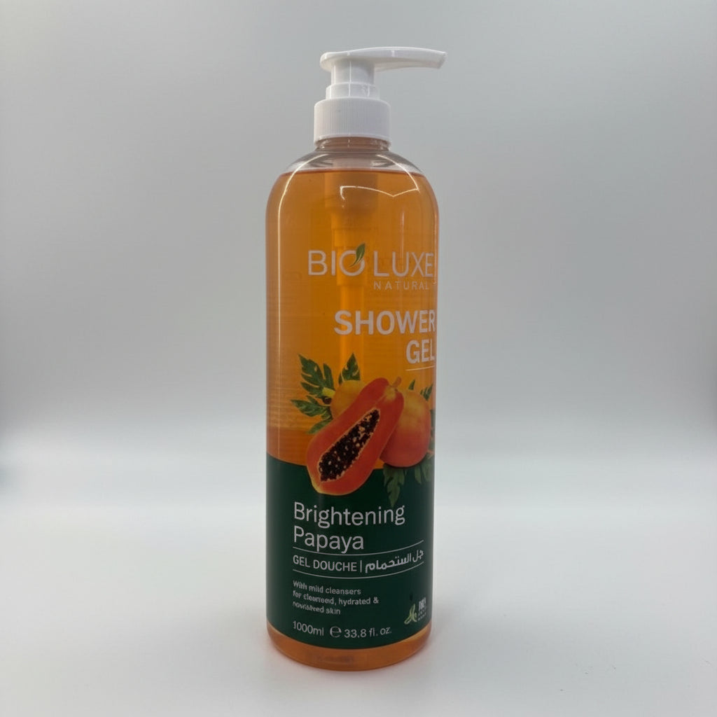 Bioluxe Natural Shower Gel Brightening Papaya 1000ml