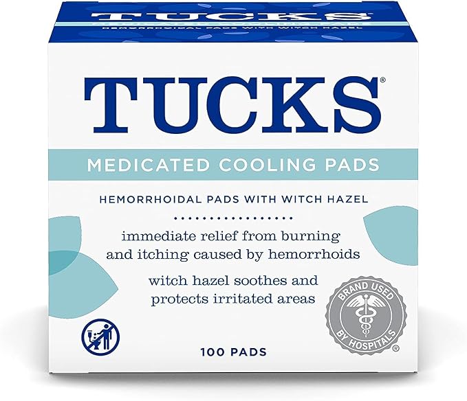 TUCKS Medicated Cooling 100 Pads