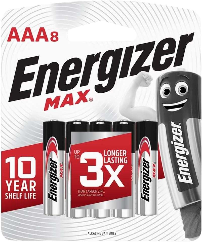 ENERGIZER MAX BATTERY ALKALINE AAA4   E92BP4