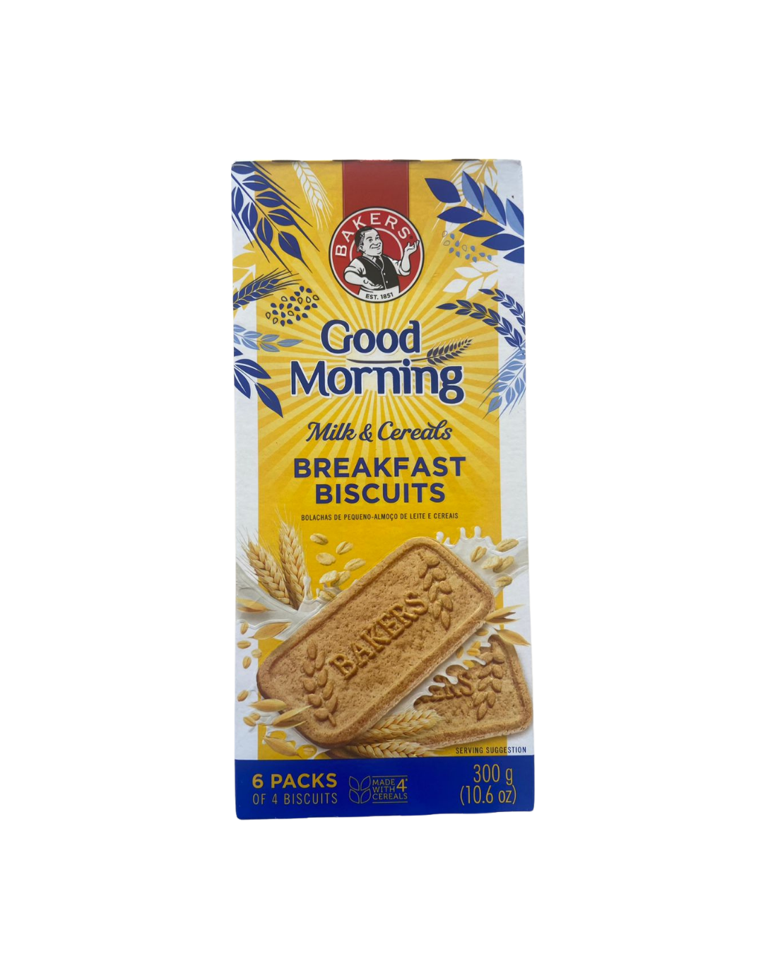 Bakers Good Morning milk and cereal breakfast biscuit