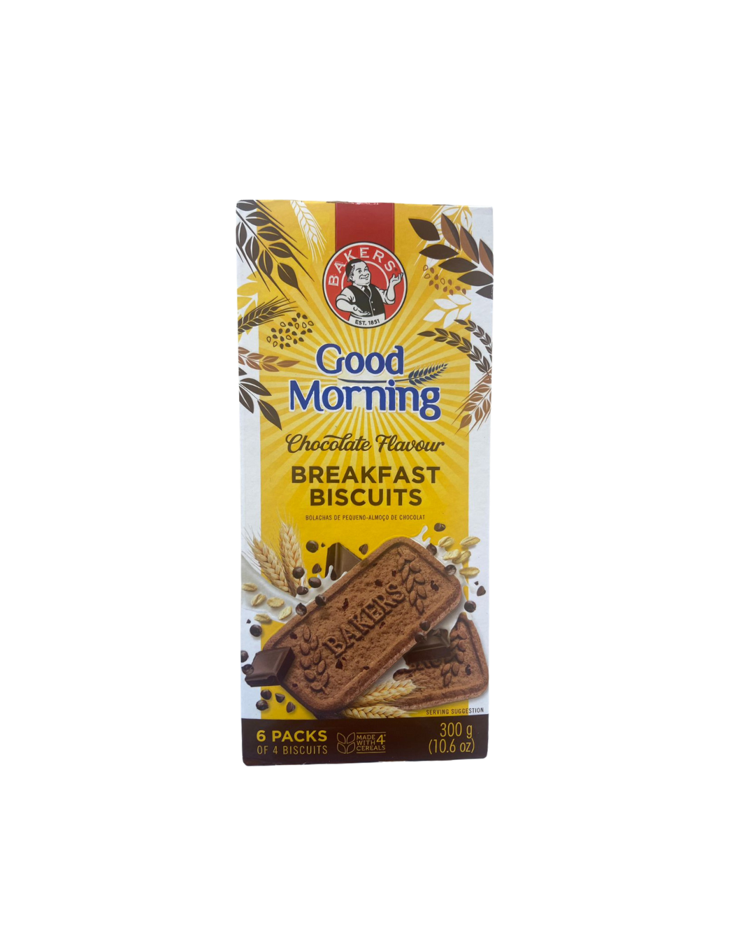 Bakers Good Morning chocolate flavour breakfast biscuit