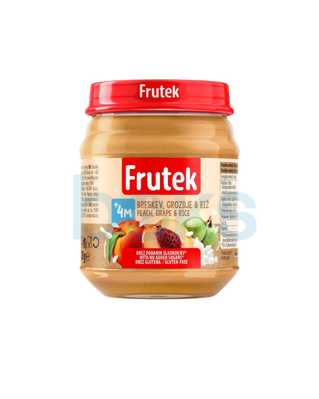Frutek Peach, Grape & Rice 120g