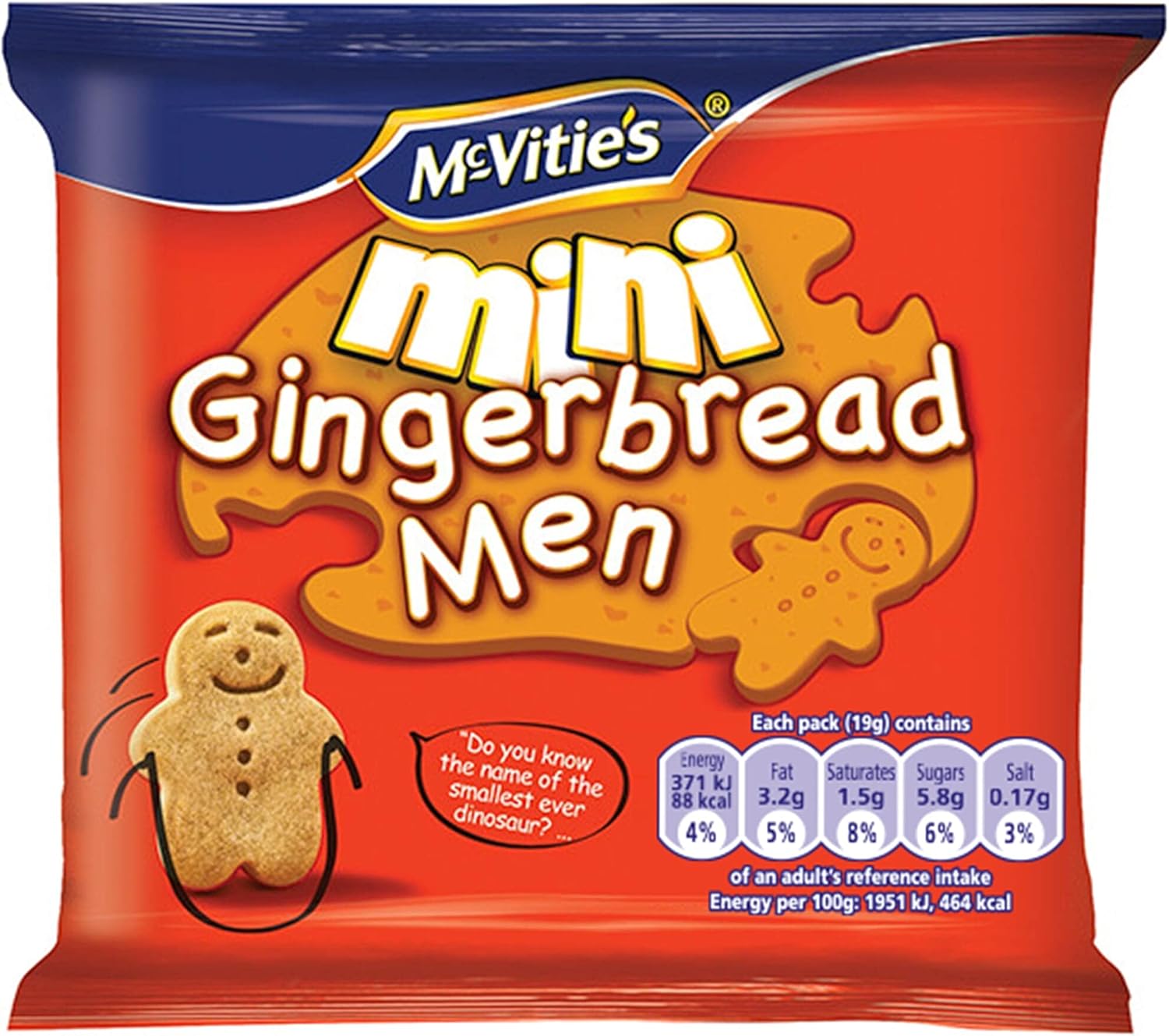 McVities Mini Gingerbread Men 19g
