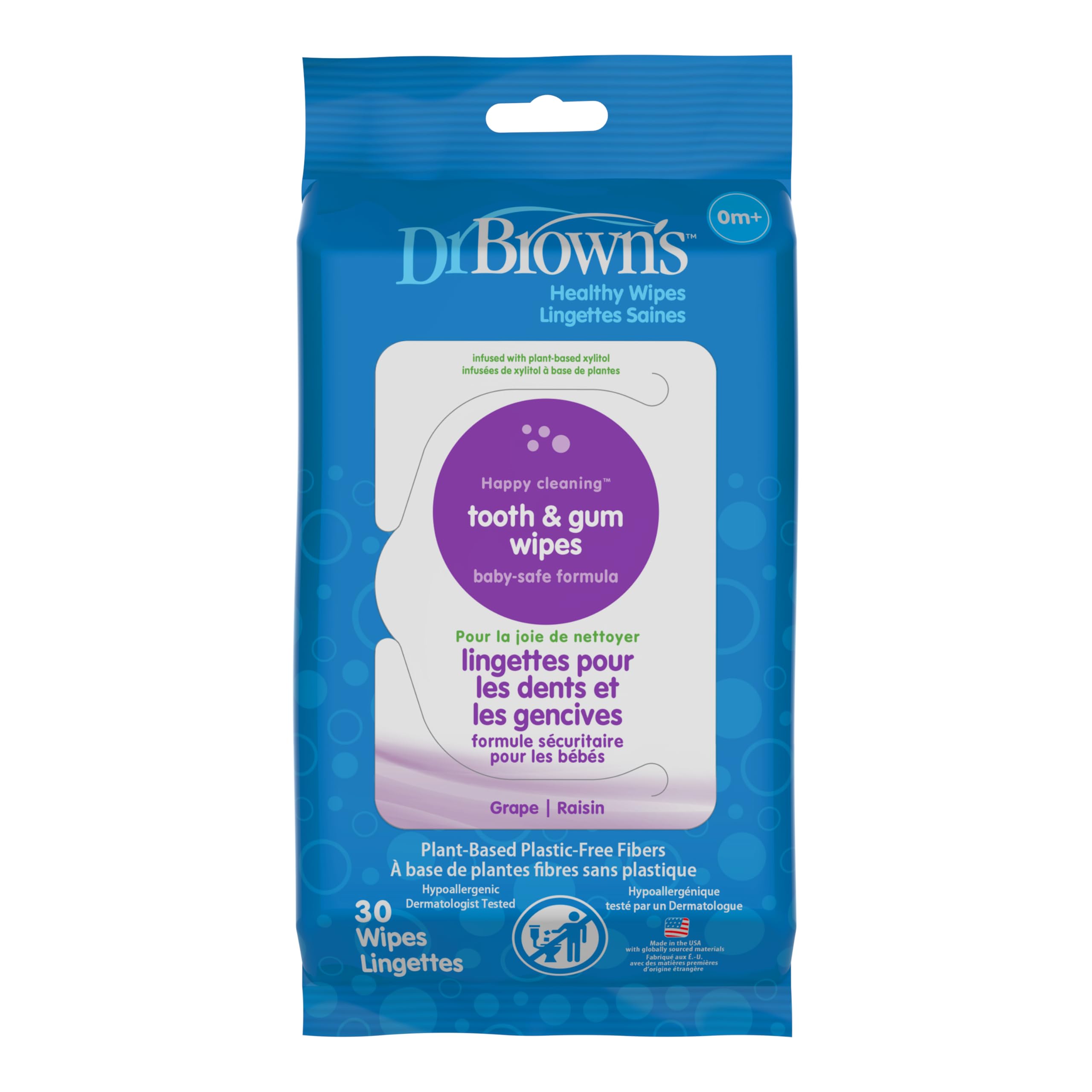 Dr Brown Tooth & Gum Wipes (30wipes)