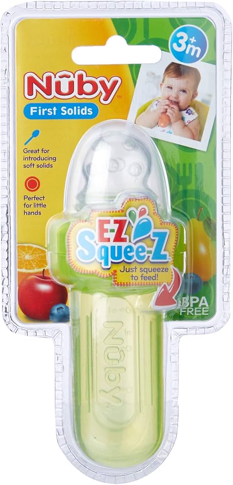 Nuby E-Z Squeeze Baby Food Feeder 3m+