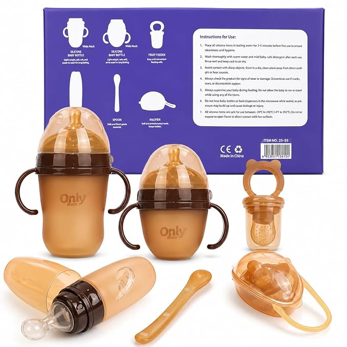 Only Baby Silicone Feeding Set