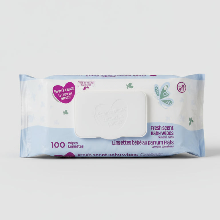Parent's Choice Baby Wipes (100) (Single pk)