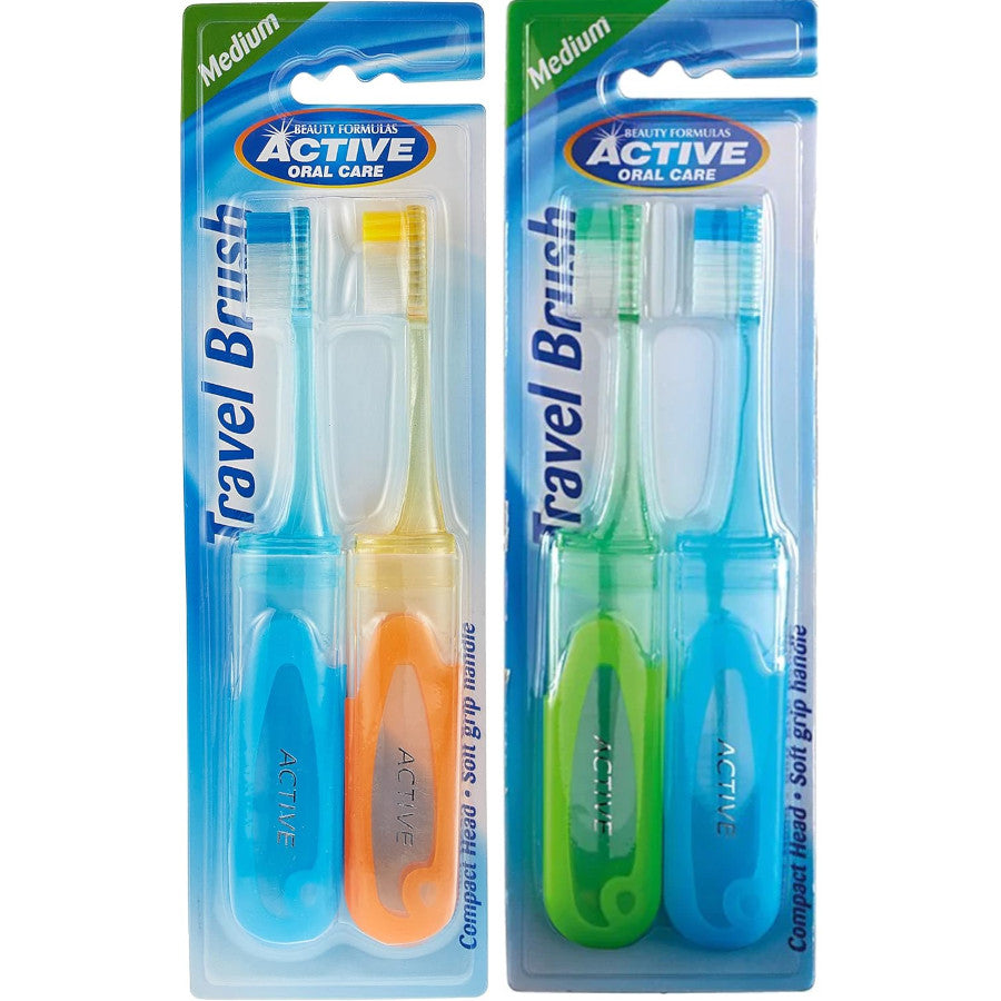Beauty Formulas Active Oral Care Travel Toothbrush