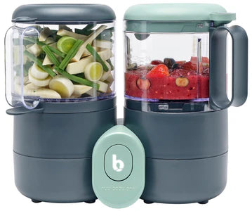 Babymoov Nutribaby One 4-in-1 Baby Food Maker, Baby Food Blender And Steamer, Food Processor For Weaning, Warmer, Defroster