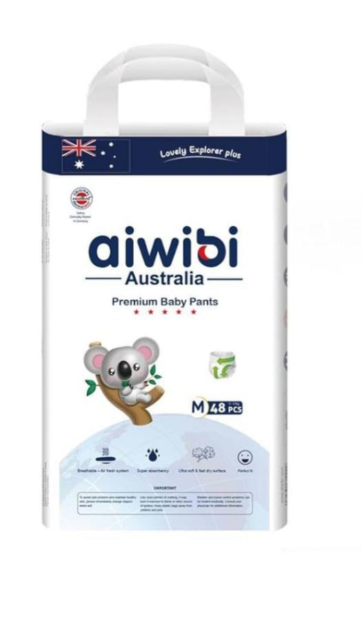 Aiwibi baby Pullups M (6-11kg) 50pcs – diaper product photo at Beks Ghana