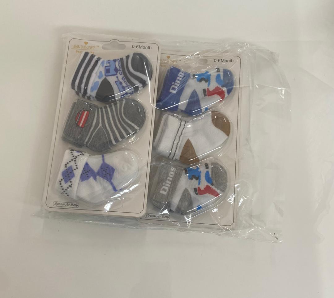 Alyajoy Pretty baby 9 pairs of boys socks 0-6 month – accessory item for kids