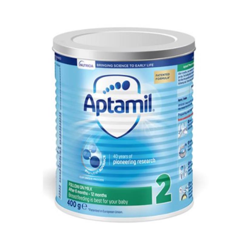 Aptamil 2 (400g) single packaging - available at Beks Ghana