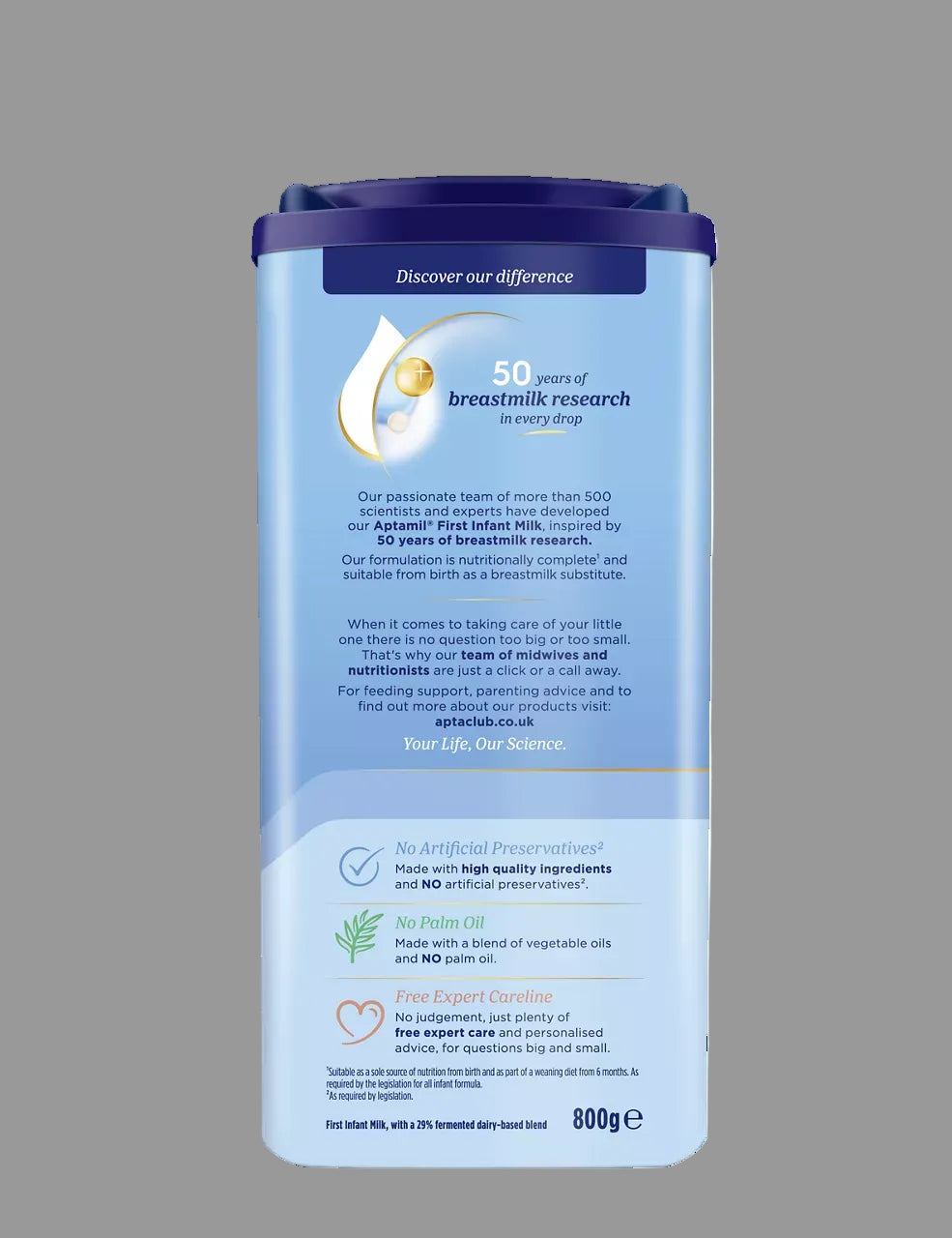 Aptamil First Infant Milk 1 (800g) UK single
