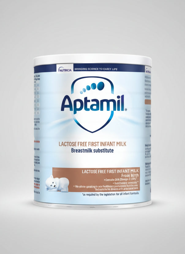 Aptamil Lactose Free 400g packaging - available at Beks Ghana